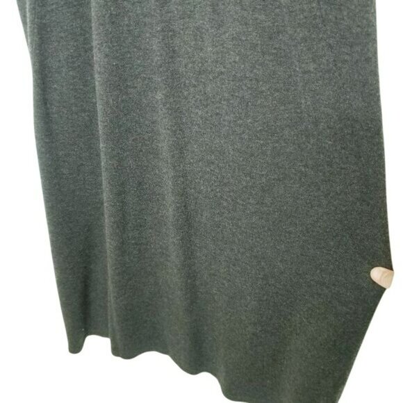 J.Jill Petite S Viscose Wool Blend Gray Maxi Dress Dry Clean - Picture 9 of 15